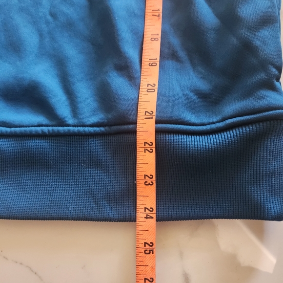 Under Armour Turquoise EUC Hoodie Pullover Small Sweater - Picture 9 of 11